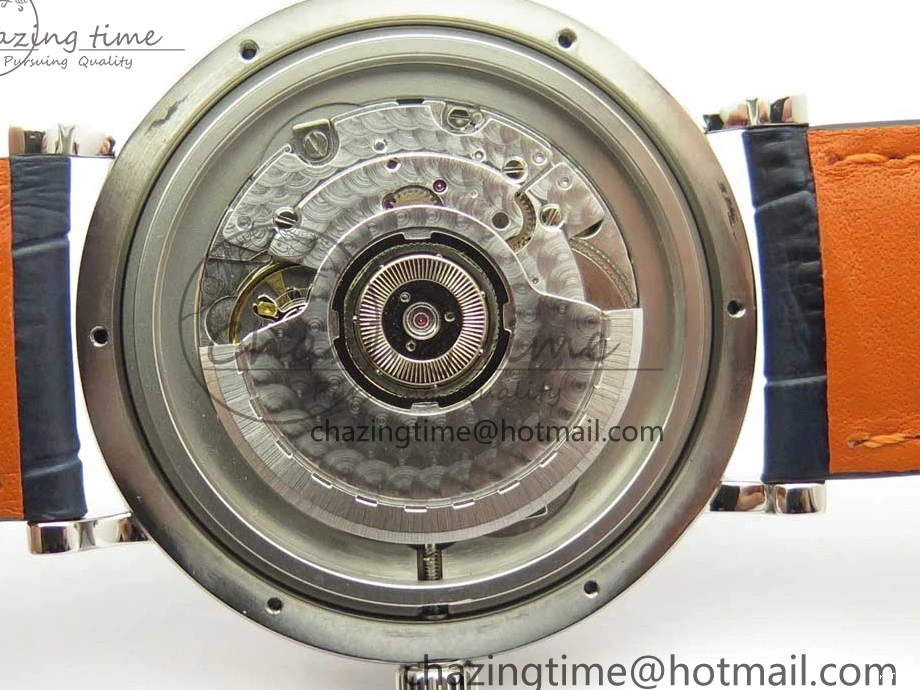 MIROTIME 0419 Portofino Automatic SS FKF 1:1 Best Edition Blue Dial on Blue Leather Strap A Cozy 7133